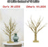 Brightdeco Lighted Gold Glitter Birch Tree 18" H 36 LED Artificial Bonsai Lamp Money Tree for Indoor Use Great Décor for Home Bedroom Halloween Thanksgiving Christmas Easter Wedding Party Warm White