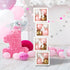 Baby Shower Balloon Box with 24 Balloons, 'BABY' Letters--DIY Clear Baby Blocks for Party Supplies Gender Reveal Birthday Party Decorations for Baby Shower, Photoshoot Props