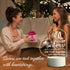 Birthday Gifts for Sister, Engraved Night Light for Sister, LED Night Lamp Gifts for Sister from Sister, Graduation Wedding Mother's Day Gifts for Sister (Heart)