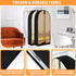 FADOTY 40" Hanging Garment Bag for Storage 6.3" Gusseted Garment Bags for Hanging Clothes Storage Jacket Covers for Closet with Zipper Clear Garment Cover Dustproof for Coats Sweaters, 3 Pack, Black