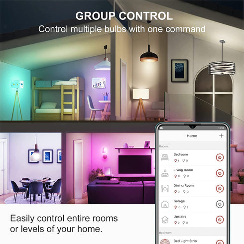 Sengled Zigbee Smart Bulb, Smart Hub Required, Works with SmartThings and Echo with built-in Hub, Voice Control with Alexa and Google Home, Color Changing 60W Equivalent A19 Alexa Light Bulb, 1 Pack