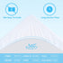 King Mattress Protector Waterproof Breathable Noiseless Mattress Cover, Premium Soft Bed Cover with Deep Pocket Fits Up to 21", Cotton Terry Machine Washable Mattress Protector