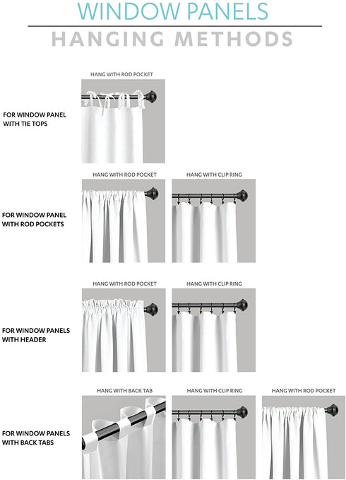 Lush Decor Edward Trellis Curtains Room Darkening Gray Window Panel Set for Living, Dining, Bedroom (Pair), 84? x 52