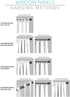 Lush Decor, White Serena Window Panel for Living, Dining Room, Bedroom (Single Curtain), 84 x 54 L