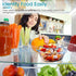 Clear Round Glass Casserole by NUTRIUPS | With Lid, Heat, Cold and Shock Proof,Oven, Freezer and Dishwasher Safe,0.65 L