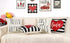 4TH Emotion Valentines Day Stripe Pillow Covers 18x18 Set of 4 Spring Farmhouse Decor Red Truck Love Hugs Kisses Holiday Decorations Throw Cushion Case for Home Decorations TH078