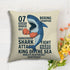 AOOPUC Cartoon Shark Throw Pillow Covers Set of 2 Outdoor Super Soft Breathable Fighter Shark for Kids Throw Pillow Cover Cotton Linen 18 X 18 Inches with Zipper for Living Room Bed Sofa Chair Couch