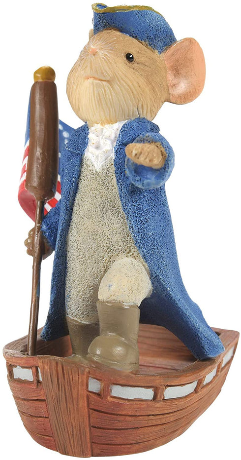 Enesco Tails with Heart George Washington Mouse Figurine