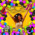 90S 80S Themed Balloon Garland Party Decorations Purple Rose Red Green Yellow Blue Black Gold Confetti Balloons Chain Radio Guitar Music Note Foil Balloon for Back to 90's 80's Hip Pop Party Decor