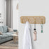 Wall Mounted Coat Rack, 2 Packs Gold Coat Hooks with 4 Hooks, Bag Purse Hat Umbrella Hanger for Wall Organizer and Storage in Cubicle Living Room Bedroom Entryway Closet Room Office