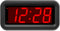 Digital Alarm Clock Battery Operated, 1.2" LED Large Display, Auto Dim, 12/24H, Snooze, 4 AA Batteries Keep Small Clock Work More Than 1 Year, for Kids, Bedroom, Bathroom, Bedside, on The Wall, Desk