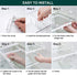 Fridge Drawer Organizer, LALASTAR Mini Refrigerator Drawers Storage Box, Pull Out Refrigerator Storage Drawers for Food, Drinks, Fit for Fridge Shelf Under 0.6" (4-grid) Dividers Are Removable