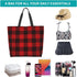 Women'S Grocery Bags Reusable Shopping Bags Folding Tote Large Tote Bags For Women Personalized Present Bag.