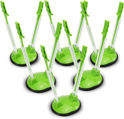 Ruibo Ziplock Bag Holder Stand Adjustable For Plastic Freezer Bags/Hands Free Baggy Rack Gallon Bag Holder Stand,6 Pack/6pcs