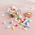 Love Capsules in a Glass Bottle Gift Yadream Love Letter Capsule Pills with Wishing Bottle for Birthday Valentines Christmas Anniversary Graduation (Mixed color 60PCS)