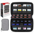 sisma 72 Games Organizer Compatible with Nintendo Game Cartridges, Fits 40 Switch Games and 32 DS 3DS Games, Game Card Holders Grey Storage Case