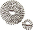 Stainless Steel Military Dog Tag Chain Set - 27 inch and 4.5 inch Ball Chains - 2.4mm #3 Size Chain