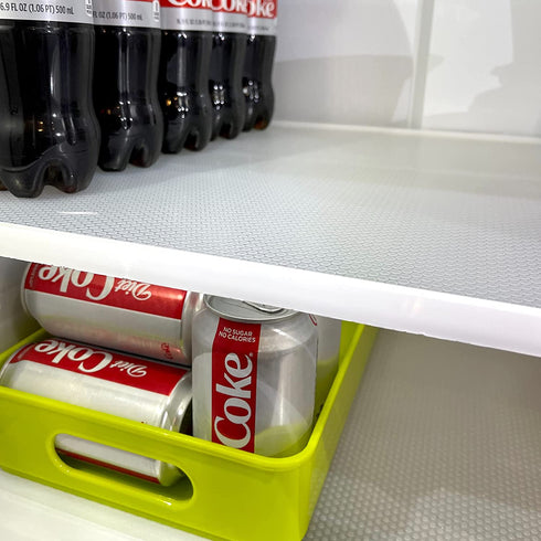 Cabinet Liners Non Slip Waterproof Clear Kitchen Drawer Shelf Liner Non Adhesive Mat for Fridge, Dresser, Wire Shelf, Toolbox , Cupboard, Pantry, Storage and Desk (12 Inch X 20 FT)