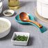DOWAN Ceramic Spoon Rest for Kitchen, 2 Pieces of Porcelain Stovetop Spoon Holder for Countertop, Turquoise Owl Ladle Rest 9.5 Inches, Dishwasher Safe Farmhouse Kitchen Decor and Accessories