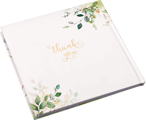 Lillian Rose Botanical and Geometric Guest Book with Gold Accents, 0.65x8.25x8.15, Multi