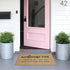 Welcome Mats for Front Door Outdoor Entry Welcome Ish Depends Who You are Doormat Non-Slip Rubber Mat for Home Indoor Farmhouse Funny Kitchen Rugs Balcony Patio Full Brown