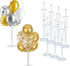 Balloon Stand Kit 7 Sets of Table Balloon Stand Holder Reusable Balloons Decorations for Party , Birthday Wedding Anniversary Christmas and other festive decorations Allowing The Balloons To Float Without Helium