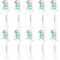 Aoremon Replacement Toothbrush Heads for Philips Sonicare Snap-on Electric Brush Handles HX9023/65, 10 Pack
