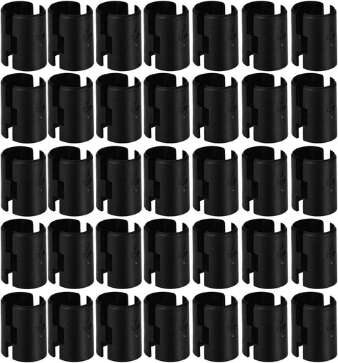 74-Packs Wire Shelf Clips ,Wire Shelving Shelf Lock Clips for 1" Post- Shelving Sleeves Replacements for Wire Shelving System,Fits with Thunder Group, Alera, Honey Can Do, Eagle, Regency, Metro & More