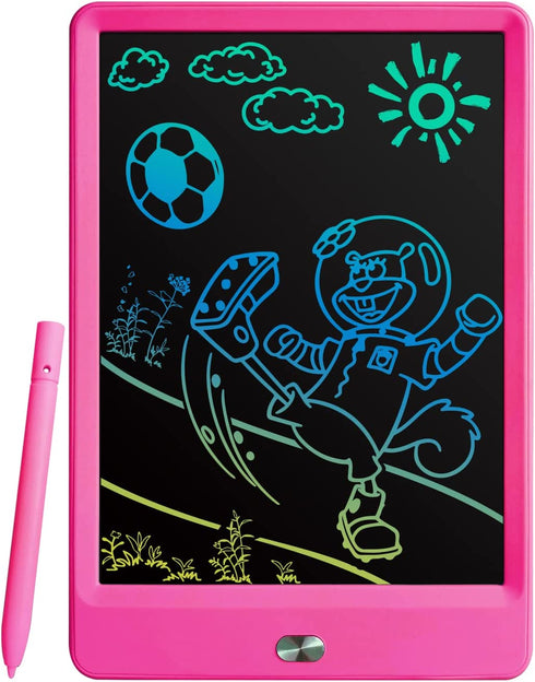 TEKFUN Kids Toys Toddlers Toys for Boys and Girls, 8.5in LCD Writing Tablets Drawing Pad for Kids, Light Doodle Pad Drawing Board for Toddlers, Gifts Toys for 3 4 5 6 7 Year Old Girls Boys(Rose)