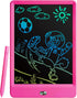TEKFUN Kids Toys Toddlers Toys for Boys and Girls, 8.5in LCD Writing Tablets Drawing Pad for Kids, Light Doodle Pad Drawing Board for Toddlers, Gifts Toys for 3 4 5 6 7 Year Old Girls Boys(Rose)