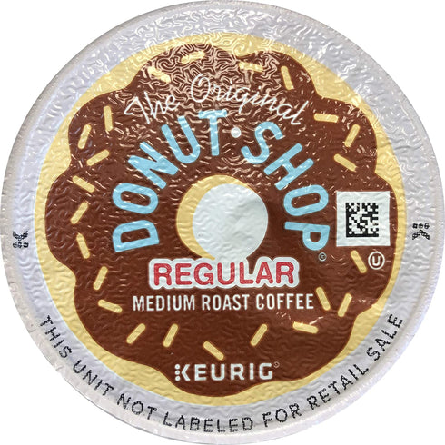 The Original Donut Shop Regular Keurig Single-Serve K-Cup Pods, Medium Roast Coffee, 18 Count - 1 Pack (Packaging May Vary)