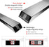 JOBO Wall Mounted Magnetic Knife Holder-12 Inch Stainless Steel Knife Bar, Knife Bar