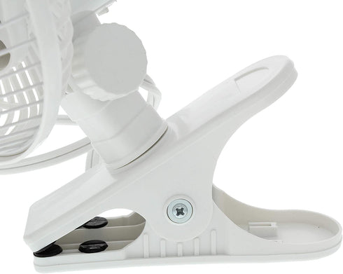 Comfort Zone CZ6XMWT-EC 6" Electric Fan, 6" 2 in 1, White