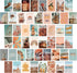 PROCIDA Teen Girl Room Decor Aesthetic, Collage Kit for Wall Aesthetic Boho Peach Beach Picture Wall Collage Kit Aesthetic, VSCO Girls Bedroom Decor, Photo Collage Kit,Dorm Wall Decor 50 Set 4x6 inch