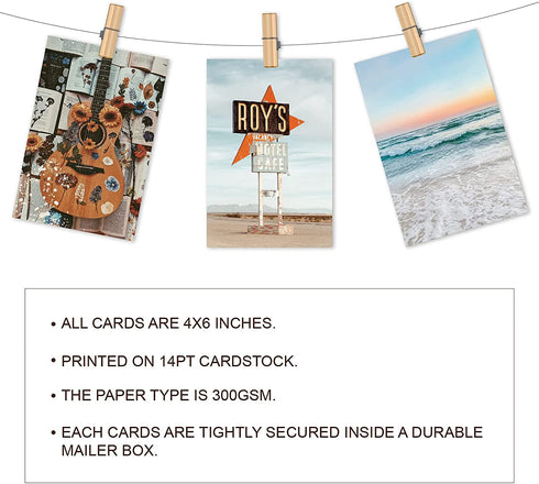 PROCIDA Teen Girl Room Decor Aesthetic, Collage Kit for Wall Aesthetic Boho Peach Beach Picture Wall Collage Kit Aesthetic, VSCO Girls Bedroom Decor, Photo Collage Kit,Dorm Wall Decor 50 Set 4x6 inch