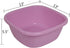 Cand Plastic Square Wash Basin, 12 Quart Dish Tubs, 3-Pack