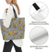 Fxuocza Sunflower Plaid Canvas Tote Bag Shopping Bag for Women Oversized Tote Bag for Grocery Travel Reusable Sunflower Bags
