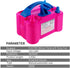 PCFING Electric Air Balloon Pump and Balloon Tying Tool in One,110V 600W Portable Dual Nozzles Electric Balloon Inflator for Party with Extra Accessories