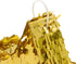 Small Gold Foil Star Pinata for Kids Birthday Party, Baby Shower (13 x 13 x 3 In)