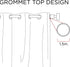 Intelligent Design Adel Blackout Curtain for Bedroom, Casual Single Window Panel for Livingroom , Family , Geometric Grommet Room Darkening Black Out Curtain, Single Panel Only, 50x84, Yellow