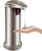 Soap Dispenser, Touchless Automatic Soap Dispenser, Waterproof Base Stainless Steel Infrared Sensor Type Adjustable Soap Dispenser for Family Restaurants