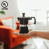 GROSCHE Milano Stovetop Espresso Maker Moka pot 1 espresso Cup - 1.5 fl oz, Black, Cuban Coffee Maker Stove top coffee maker Moka Italian espresso greca coffee maker brewer percolator