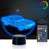 Muscle Car 3D Illusion Birthday Present Beside Table Lamp, Urwise 7 Color Changing Touch Switch Decoration Night Lamp with Acrylic Flat, ABS Base, USB Cable, Car Theme Toy, Amazing Creative Art