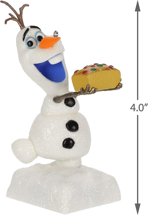 Hallmark Keepsake Christmas Ornament 2019 Dated Disney Olaf's Frozen Adventure That Time of Year with Sound