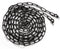 Eumyviv 19ft Heavy Duty Chain for Light Fixture, Pendant Light Extra Chain Permits Installation of Chain-Hung Fixtures on High Ceilings with Max Fixture Weight of 65 Pounds, Black(L0580)