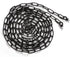 Eumyviv 19ft Heavy Duty Chain for Light Fixture, Pendant Light Extra Chain Permits Installation of Chain-Hung Fixtures on High Ceilings with Max Fixture Weight of 65 Pounds, Black(L0580)