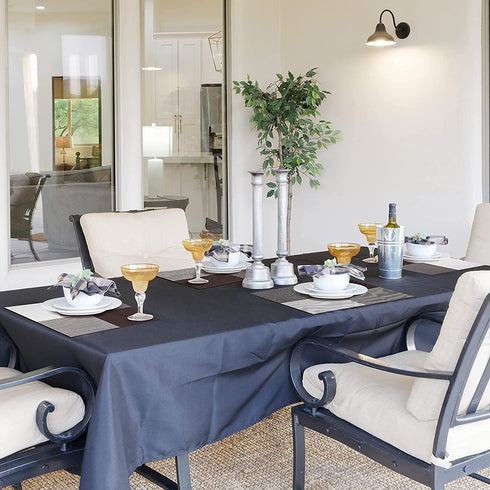 Placemats for Dining Table,Place Mats Heat-Resistant Non-Slip Washable and Easy to Cut Set of (4 or 6) CHENYUCHAO Place Mat (Coffe, 6)