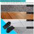 Big Door Stopper 2 Packs Heavy Duty Wedge Rubber Door Stop Works on All Floor Surfaces Height up to 1.9 Inches Non-Scratching Doorstops Special for Home Office School Heavy Door (Black)