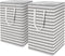 WISELIFE 2-Pack Laundry Hamper 75L Collapsible Large Laundry Baskets with Easy Carry Handles Freestanding Waterproof Clothes Hamper Storage Basket for Toys Clothes Organizer - 24.4" (H), Grey
