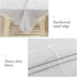 Lipo Round Tablecloth Rustic Embroidery Fabric with Tassel - Waterproof Table Clothes for Round Tables Wrinkle Free Stain Resistant Outdoor Table Cover for Party Dining Round Tablecloths Grey 55 Inch